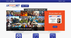 Desktop Screenshot of lasportsnet.com